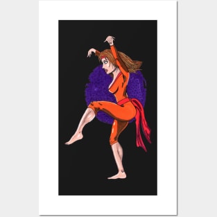 Karate Girl Posters and Art